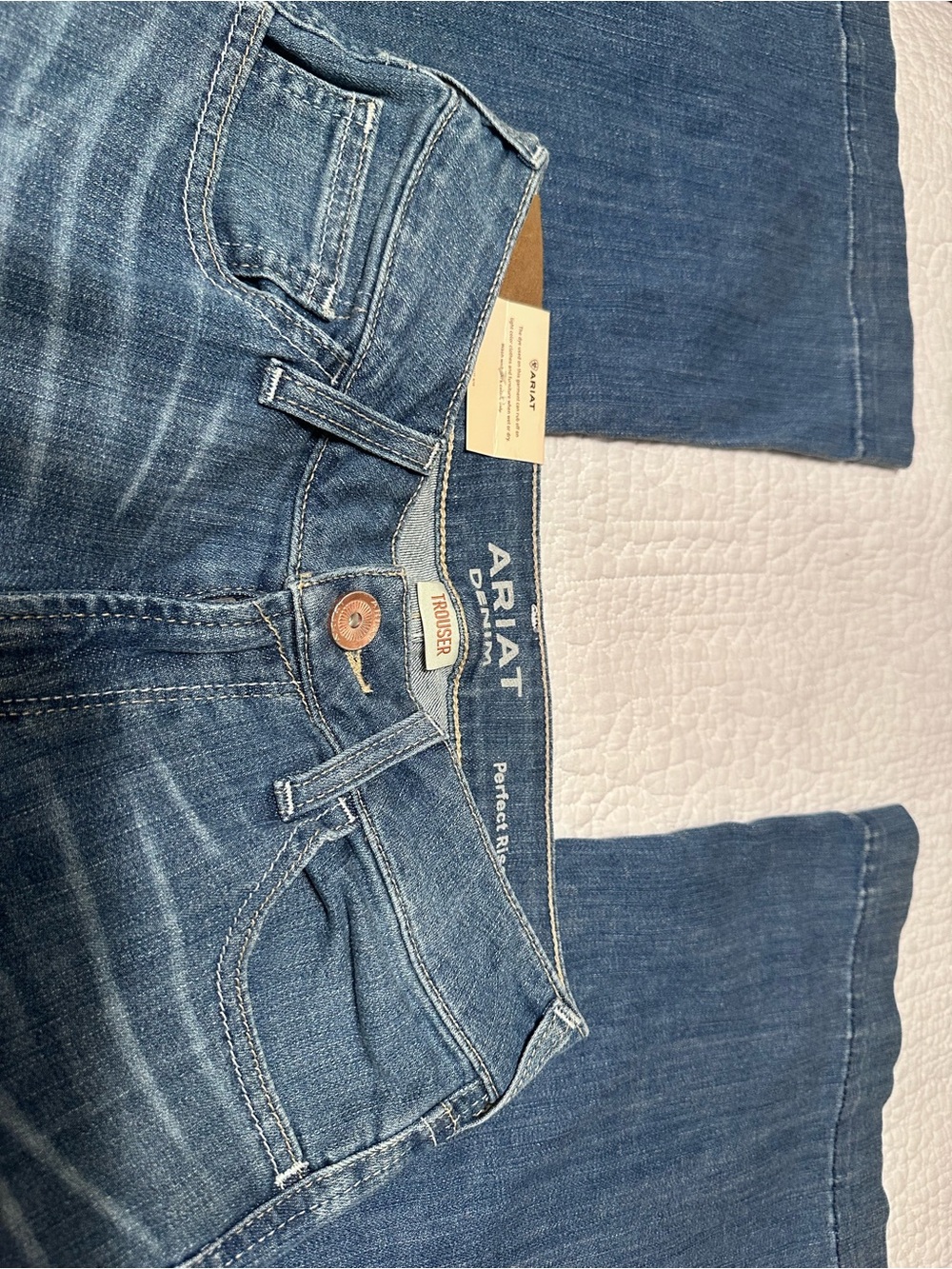 Ariat Blue Denim “Tennessee” Trouser Jeans size 27 - Picture 5 of 6